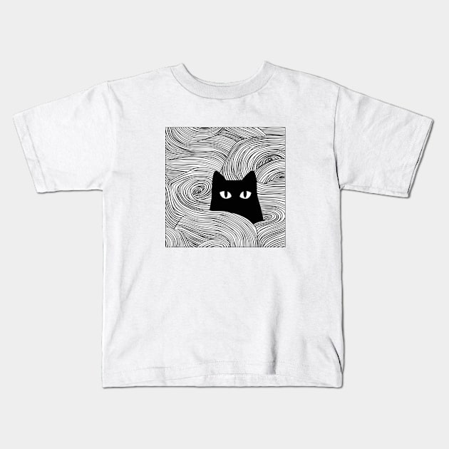 Abstract Cat Kids T-Shirt by DarkSideRunners